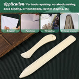 WONVOC Book Binding Kit, Book Making Kit, Bone Folder Tool for Paper Crafting, Awl Tool Bookbinding,Waxed Thread, Bookbinding Needles for DIY Bookbinding Crafts WONVOC