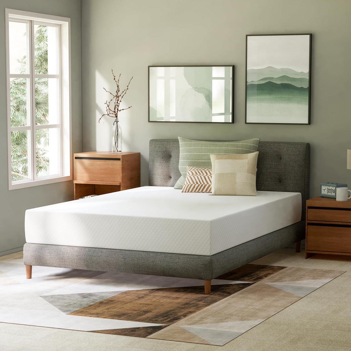 GAESTE 10 Inch Full Cooling Gel Memory Foam Medium Firm Mattress Breathable Pressure Relief CertiPUR-US Certified Mattress-in-a-Box for Kids and Adults No Fiberglass (Full, 10 in) GAESTE