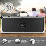 Kaluns BBQ Accessories Grill Tools, Mens Valentines Day Gifts for Him, Heavy Duty Stainless Steel Barbecue Grill Accessories for Outdoor Grill with Aluminum Case and Apron, Grilling Gifts for Men Dad Kaluns