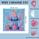 CraftyTime 4pack Diamond Art Painting Kits for Kids,Cartoon Diamond Art for Kids Ages 4-8-12,Cartoon Gem Kit Crafts Beginners for Gift Home Wall Decor(6x6inch) CraftyTime