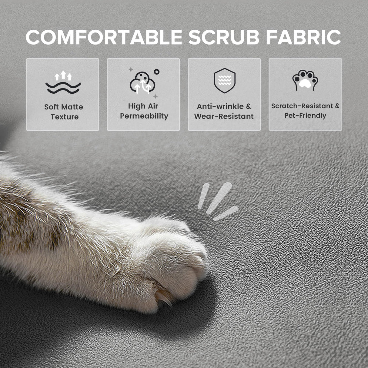 COMHOMA Convertible Sofa Bed, 68″Fabric Couch with Adjustable Backrest, Loveseat Recliner Sleeper Living Room Furniture futon Set, Black COMHOMA