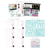 Fashion Angels Fashion Design Sketch Portfolio - Sketch Book for Beginners, Sketch Pad with Stencils and Stickers for Kids 6 and Up, Brown(Covers May Vary) Fashion Angels