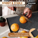 Plastic Cutting Boards for Kitchen, 3-Piece Large Cutting Board Set Dishwasher Safe Chopping Boards with Non-slip Feet and Juice Grooves, Kikcoin Kikcoin