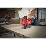 Milwaukee Fuel Top Handle Jigsaw 18V Bare Unit, Red, Large Milwaukee