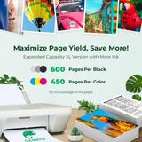 COLORETTO Remanufactured Printer Ink Cartridge Replacement for Canon PG-240XXL CL-241XL 240XL 241XL Combo Pack to use with PIXMA MG3620 MG3600 TS5120 MG2120 MG3520 MX452 MX432 MX512 (1 Black+1 Color) COLORETTO