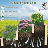 Toolsempire 3-Tier Raised Garden Beds Outdoor, Fir Wood Raised Garden Bed Planter Box, Flower Bed Wooden Planter Kit for Gardening, Vegetable & Herb Toolsempire