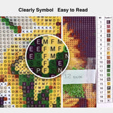 KTHOFCY 5D DIY Diamond Painting Kits for Adults Kids Lemon Flower Full Drill Embroidery Cross Stitch Crystal Rhinestone Paintings Pictures Arts Wall Decor Painting Dots Kits 15.7X11.8 in KTHOFCY