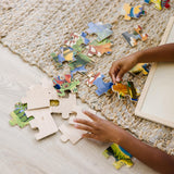 Melissa & Doug Dinosaurs Wooden Jigsaw Puzzle With Storage Tray (24 pcs) Melissa & Doug
