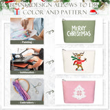 Reginary 10 Pack Canvas Makeup Bags Bulk for Women Multi Color Cosmetics Bag Travel Toiletry Bag Pencil Pouch Multiple Blank Makeup Bags with Zipper Mom Gift for Christmas(Macaron Color) Reginary