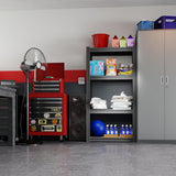 LI JIU HOME 4-Tier 31.5" W x 15.8" D x 63" H Garage Shelving 2000LBS Storage Shelves Heavy Duty Metal Shelf Unit Adjustable Basement Industrial Storage Racks LI JIU HOME