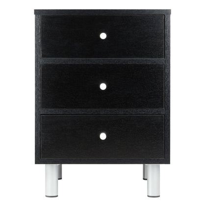 Winsome Daniel Night Stand, Black