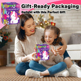 FUNZBO Paint Your Own Unicorn Lamp Kit - Back to School Supplies, Arts and Crafts Supplies Painting for Kids Teens,DIY Night Light Unicorn Toy for Toddler Girl Age 3 4 5 6 7 8 9 10 11 12 Birthday Gift FUNZBO