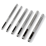 UNCO- Hollow Leather Hole Punch Set, 6 pcs, Steel, Leather Hole Punch Tool, Leather Punch Tool, Hole Punch for Leather Punch Set, Hollow Punch Set, Gasket Hole Punch Set, Hollow Hole Punch Set UNCO