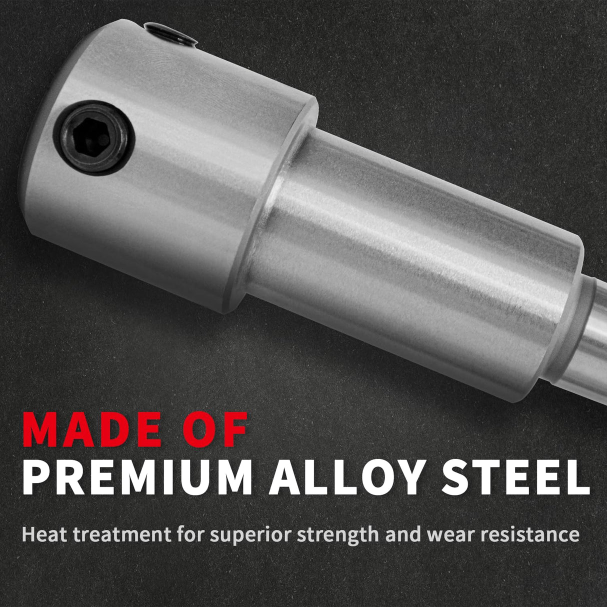 S&F STEAD & FAST Annular Cutter Arbor, Morse Taper MT3 to 3/4 Inch Weldon Shank, Annular Cutter Adapter Used on Drill Press for Annular Cutters S&F STEAD & FAST