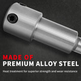 S&F STEAD & FAST Annular Cutter Arbor, Morse Taper MT3 to 3/4 Inch Weldon Shank, Annular Cutter Adapter Used on Drill Press for Annular Cutters S&F STEAD & FAST