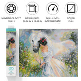 DIAMOND DOTZ Field of Dreams Diamond Painting Kits for Adults - Diamond Art Kits a Relaxing Creative Craft Kit with Dotz Gems 16.1x19.7 DIAMOND DOTZ
