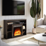 Ameriwood Home Alwick Mantel with Electric Fireplace, Espresso Ameriwood Home