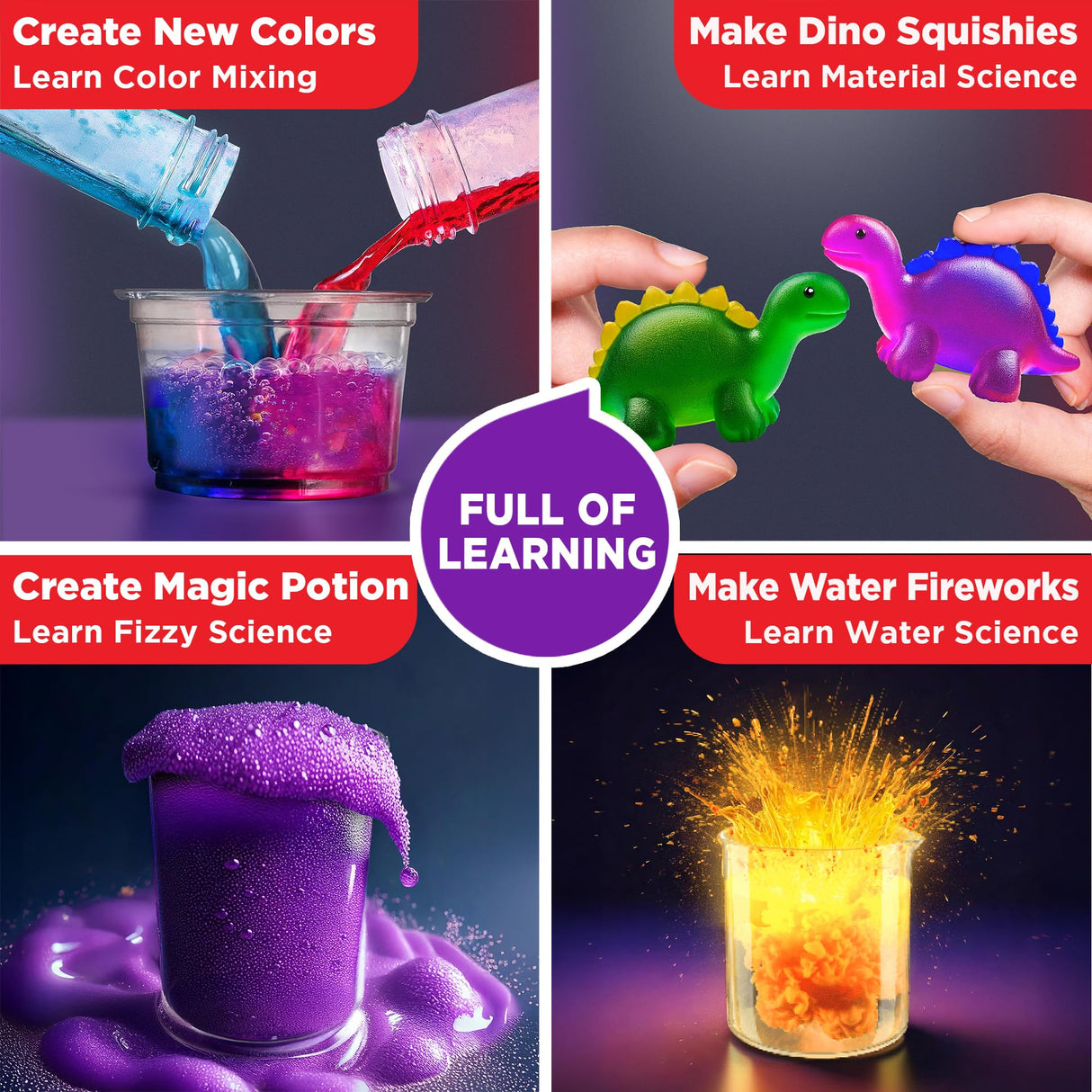 Doctor Jupiter My First Science Kit for Kids Ages 4-5-6-7-8-9-10-11-12 | Birthday Gift Ideas for 4+ Year Old Boys & Girls | STEM Learning & Educational Toys | Preschool Learning, Summer Activities Doctor Jupiter