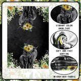 Boyiee Set of 6 Highland Cow Kitchen Towels Hello Heifers Tea Towels Absorbent Dish Towels 24 x 16 Inches Kitchen Gifts Just Who Loves Cow Hand Towels for Farmhouse Kitchen Bathroom Decorations Boyiee