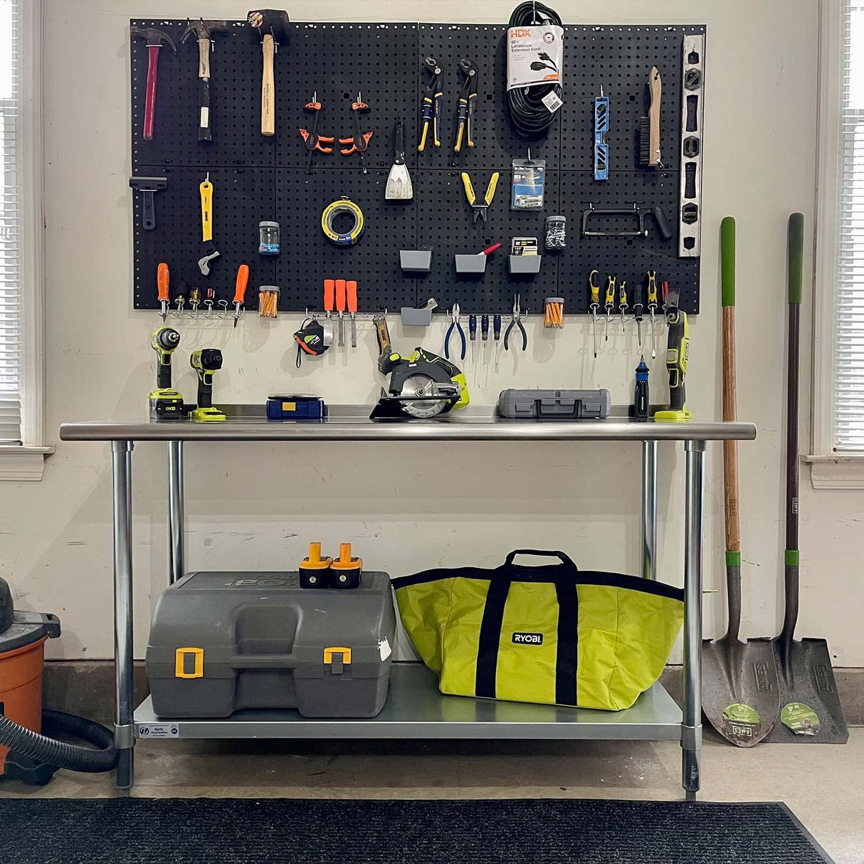 Hally Sinks & Tables HStainless Steel Table for Prep & Work 24 x 72 Inches, NSF Commercial Heavy Duty Table with Undershelf and Backsplash for Restaurant, Home and Hotel HALLY SINKS & TABLES H