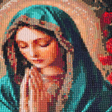 CEOVR Virgin Mary Diamond Painting Kits for Adults, Nativity Diamond Art Dots 5D Full Drill DIY Gem Art, Adult Crafts Kits Arts and Crafts, Wall Decor for Home Office 12x16in CEOVR