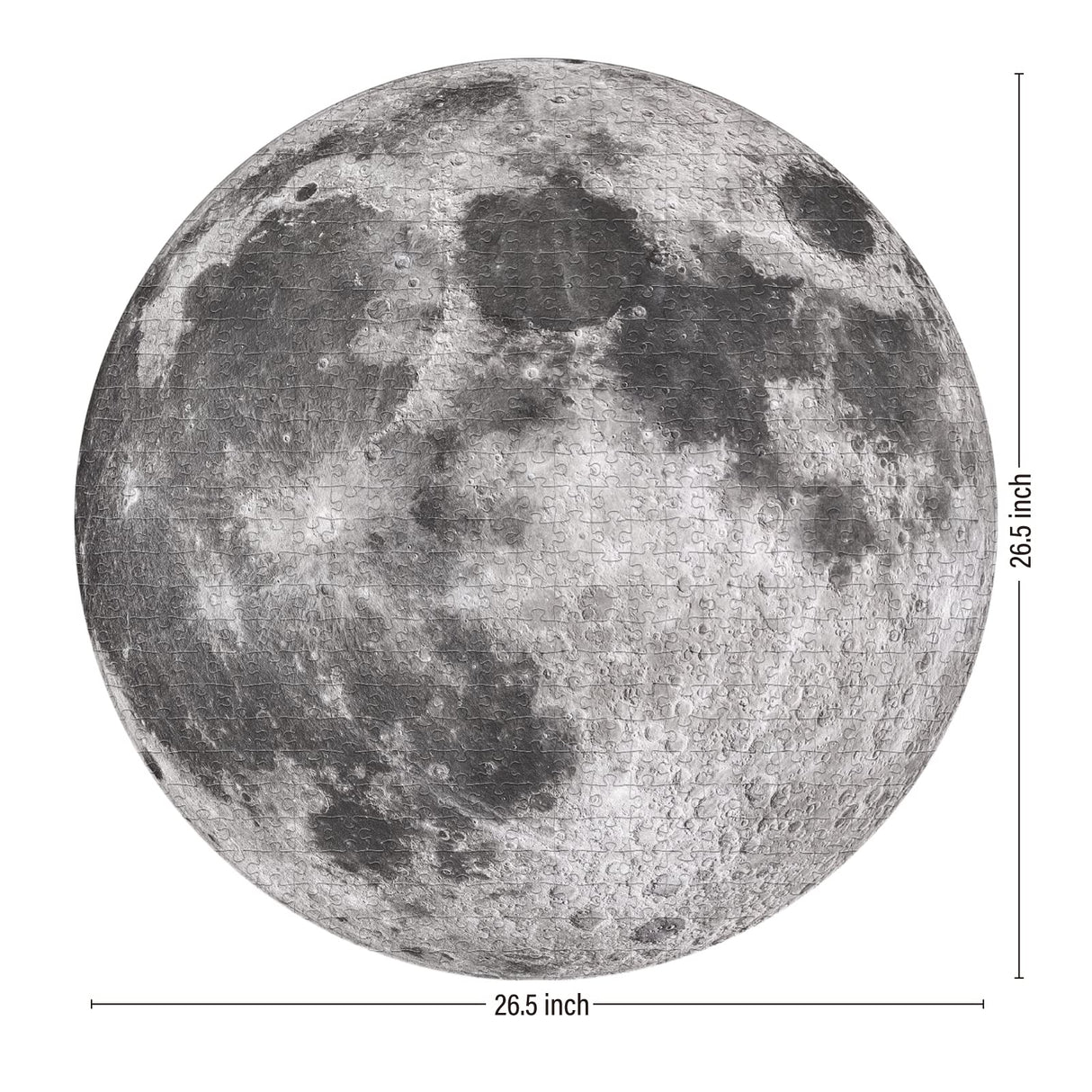 Antelope - 1000 Piece Puzzle for Adults, Space Moon Jigsaw Puzzles 1000 Pieces, Telescope Planet Close-up Round Puzzle, High Resolution, Matte Finish, No Dust Space Puzzle ANTELOPE