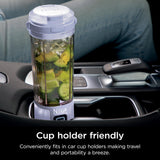 Ninja Blast Portable Blender, Cordless, 18oz. Vessel, Personal Blender For-Shakes and Smoothies, BPA Free, Leakproof-Lid and Sip Spout, USB-C Rechargeable, Dishwasher Safe Parts, Lavender, BC151ML Ninja