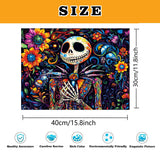 Meothan Jack Paint by Numbers Kits for Adults Beginners-Halloween Paint by Number for Adult, Adults Easy Canvas Paint by Numbers for Home Decor and Gifts 16X12 inch Nightmare Before Christmas Meothan