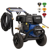Westinghouse WPX3800 Gas Pressure Washer, 3800 PSI and 3.6 Max GPM, Onboard Soap Tank, Spray Gun and Wand, 5 Nozzle Set, for Cars/Fences/Driveways/Homes/Patios/Furniture, Black Westinghouse