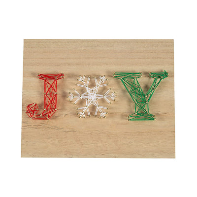 Christmas Joy String Art Craft