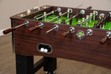 Hathaway 56-Inch Primo Foosball Table, Family Soccer Game with Wood Grain Finish, Analog Scoring and Free Accessories Hathaway