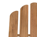 Safavieh PAT7027A Outdoor Collection Topher Teak Adirondack Chair, Natural Safavieh