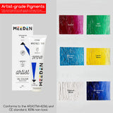 MEEDEN Oil Painting Kit, Painting Sets with Sketch Easel Box, Professional Art Paint Supplies Kit with Paint Brushes, Palette Knives, Canvases for Painting Supplies for Adults MEEDEN