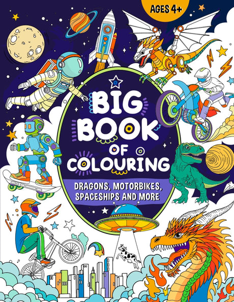 Big Book of Colouring for Boys: For Children Ages 4+ (Big Books of Colouring (Ages 4+)) WoodArtSupply