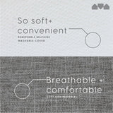 Milliard Memory Foam Mattress Cot for Bunk Bed, Daybed, Trundle, Or Bed Replacement - Tight Top Style Bed Mattress - Memory Foam Firm Mattress with Washable Cover for Cot Mattress - (2 Pack) Milliard