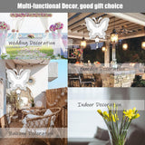 4Pack 8inch Sublimation Wind Spinner Blanks 3D Aluminum Metal Wind Sculpture Kinetic Spinners for Yard and Garden Indoor Art Ornaments Hanging Decoration (New Butterfly) WindMage