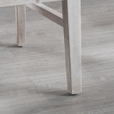 GDFStudio Wood Dining Chairs Set of 2, Farmhouse Country Side Chairs,Wooden Armless Chairs for Kitchen Dining Room Home Living Room,300 Lbs Heavy Duty Acacia Wood Chair Weathered Gray GDFStudio