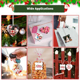 Sublimation Ornament Blank, 20Pcs Sublimation Double Sided Blanks 2.95 Inch Christmas Ornament Blank, Personalized DIY Sublimation Pendants Blanks (Combination) Deekypol