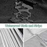 Iptienda Papasan Chair Cover, 40inch Waterproof Egg Chair Cover with Zipper for Wicker Oversized Papasan Chair/Bowl Chair, Black-40"W x 40"D x 36"H Iptienda