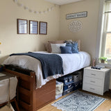 BOLUO Closet Drawers White 3 Drawer Dresser for Closet Organizers and Storage Bedroom Dorm Modern BOLUO