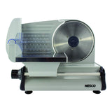 NESCO FS-200, Food Slicer, Gray, Aluminum with 7.5 inch Stainless Steel Blade, 180 watts, One Size Nesco