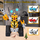 Sillbird Robot Building Kit with Remote Control STEM Gifts for Boys Age 8-13, Coding Buildable Robotic Technic Toys for Kids Birthday with 468 Pieces Sillbird
