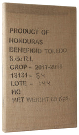 ATS Acoustics Sound Absorbing Acoustic Panel Authentic International Coffee Bean Burlap Bag Cafe Wall Art 24" x 36" x 2" ATS Acoustics