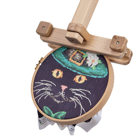 Needlework Floor-Standing Type Stand Made of Natural Organic Beech Wood Tapestry Cross Stitch Embroidery Frame Holder AllAboutEmbroideryUA