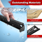 REIBII Storage Shelves 2020LBS Garage Shelving Heavy Duty 5 Tier Metal Shelving Units for Storage Adjustable Utility Shelf Rack for Kitchen Warehouse Basement 28" W x 12" D x 59.8" H, Black REIBII