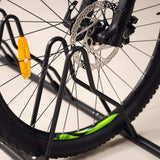 CyclingDeal Bicycle Floor Parking Rack Stand - for Mountain MTB Road Bike - Indoor Home Garage Storage - Classic 6 Bikes CyclingDeal