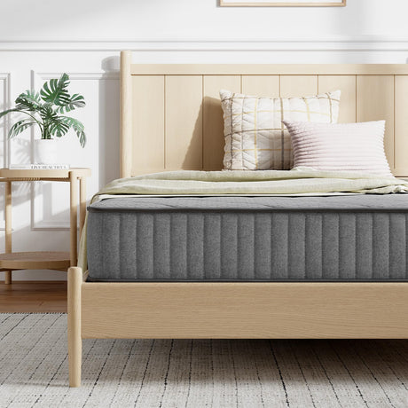 Novilla 8 Inch Hybrid Mattress Twin Size, Twin Mattress in a Box with Individual Pocketed Springs & Gel Memory Foam for Body Support & Back Pain Relief & Cool Night Sleep, CertiPUR-US Certified Novilla