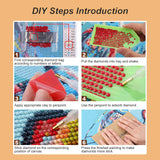 AMORARS 5D Diamond Painting Kit for Adults, Giraffe Swing Diamond Art Beginners - DIY Full Diamond Dot Animal Gem Art Paintings, Suitable Gifts, and Home Decoration Crafts, 12x12Inch AMORARS