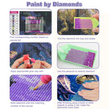CEOVR Diamond Art Kits for Adults, Dinosaur Diamond Painting Dots 5D Full Drill DIY Gem Art for Beginner, Adult Crafts Kits Wall Decor for Home Office 12x16in CEOVR
