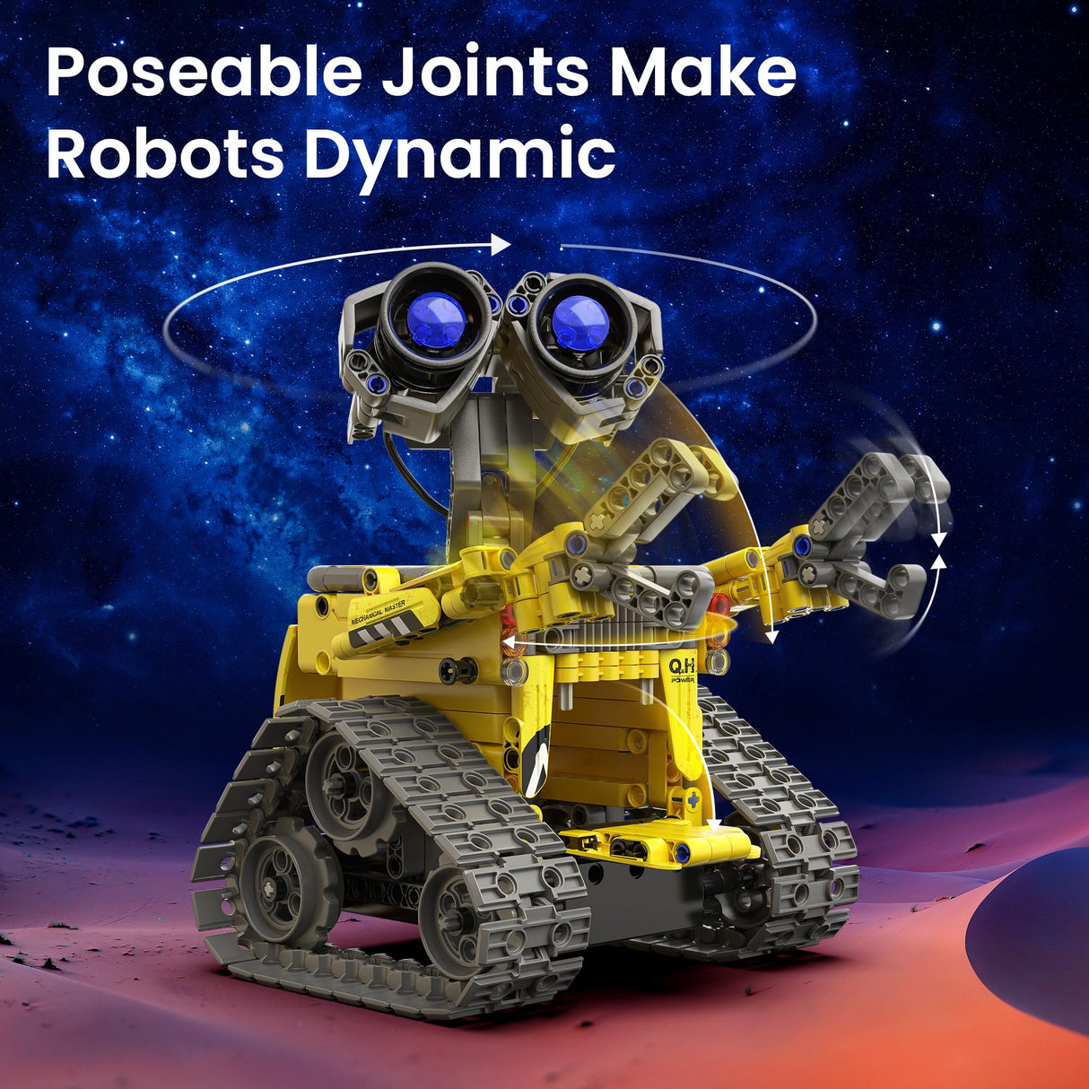 Sillbird Robot Building Kit with Remote Control STEM Gifts for Boys Age 8-13, Technic Coding Robotic Toys for Kids Birthday, Buildable 5in1 Models with 488 Pieces Sillbird